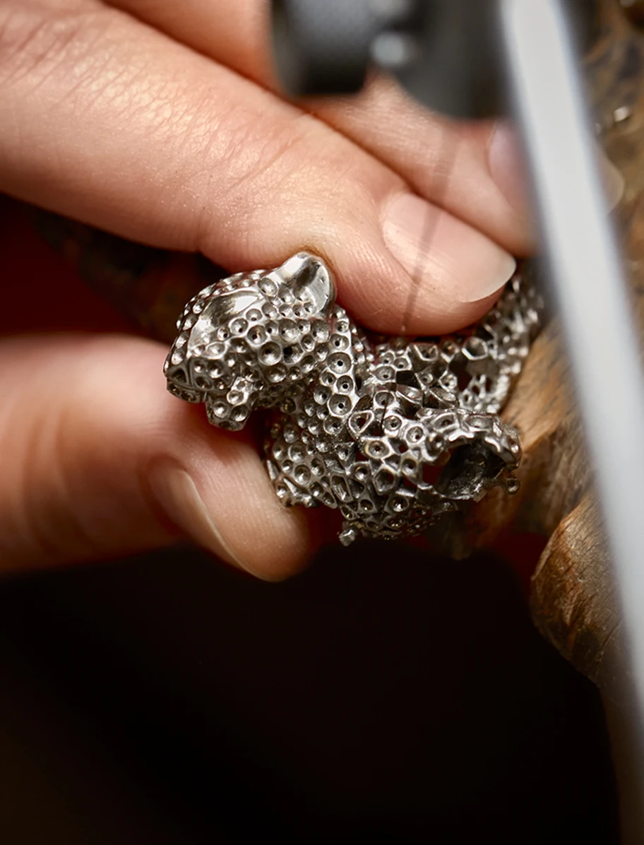 It’s composed of 806 emerald beads.